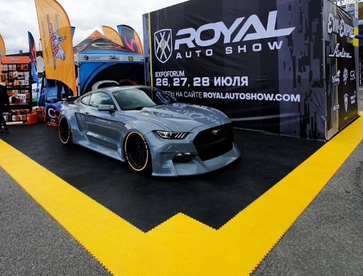 Сборно-разборные полы для проведения выставки