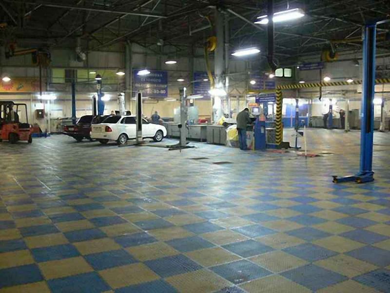 Фотогалерея (монтаж плитки ПВХ)