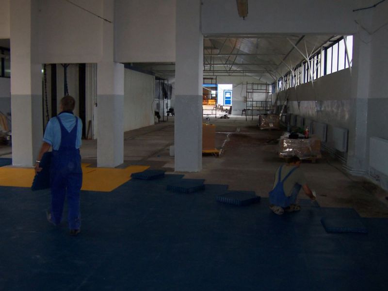 Фотогалерея (монтаж плитки ПВХ)